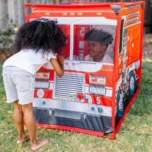 Melissa & Doug Fire Truck Play Tent Firefighter NIB